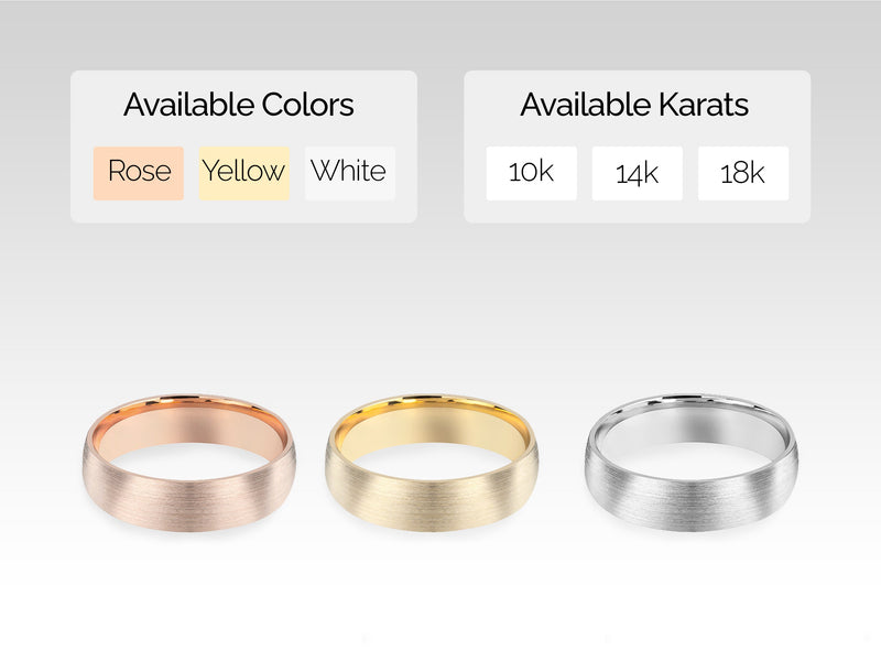 White, Rose, Yellow, 14k Gold, 10k Gold, 18k Gold